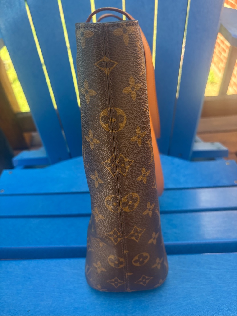 LV Monogram Canvas Tote in Brown and Natural Vachetta - Picture 6 of 16